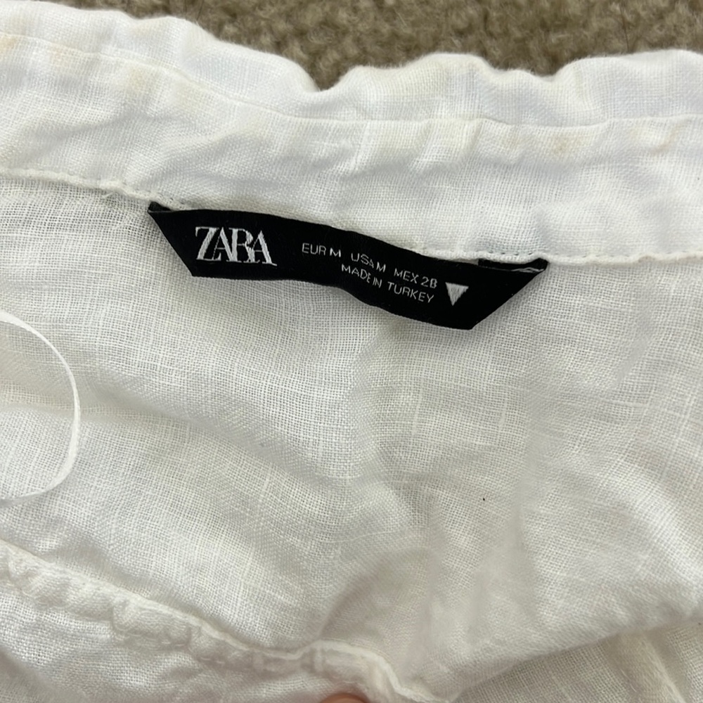 White Zara Pullover